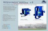 BERMAD for the Petroleum Industry Separation Valves