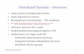 Distributed Systems - Overview - University of Cambridge