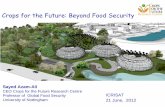 Crops for the Future: Beyond Food Security