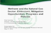 Methane and the Natural Gas Sector: Emissions, Mitigation