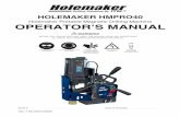 Holemaker PRO 40 Portable Magnetic Drilling Machine