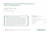 Making Large UPS Systems More Efficient - Terms and Conditions