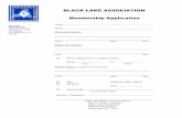 BLACK LAKE ASSOCIATION Membership Application