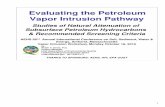 Evaluating the Petroleum Vapor Intrusion Pathway