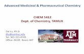 Advanced Medicinal & Pharmaceutical Chemistry CHEM 5412 Dept. of
