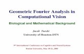 Geometric Fourier Analysis in Computational Vision