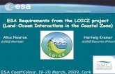 ESA Requirements from the LOICZ project (Land-Ocean Interactions