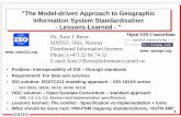 The Model-driven Approach to Geographic Information System