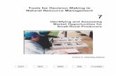 Tools for decision making in natural resource management
