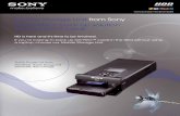 Mobile Storage Unit from Sony The perfect back up solution for SxS