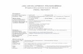 JISC DEVELOPMENT PROGRAMMES Project Document Cover Sheet