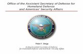Office of the Assistant Secretary of Defense for Homeland Defense