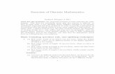 Exercises of Discrete Mathematics - Polito