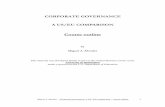 CORPORATE GOVERNANCE :A US/EU COMPARISON - University of