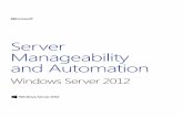 Server Manageability and Automation