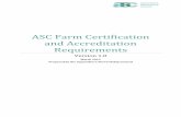 ASC Farm Certification and Accreditation Requirements
