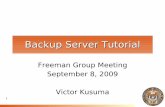 Backup Server Tutorial