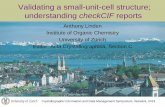 Validating a small-unit-cell structure; understanding checkCIF