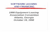 SOFTWARE LEASING AND FINANCING - LPI Software Funding Group Inc
