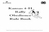 4H965 Kansas 4-H Rally Obedience Rule Book