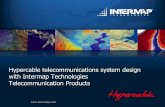 Hypercable telecommunications system design with Intermap