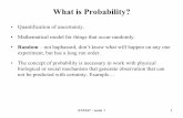 What is Probability? - Department of Statistical Sciences
