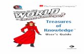 Where in the World Is Carmen Sandiego?® Treasures of Knowledgeâ„¢ User's Guide