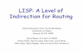 LISP: A Level of Indirection for Routing - Internet2