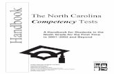 N.C. Reading & Mathematics Competency Tests Handbook