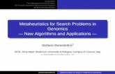 Metaheuristics for Search Problems in Genomics New Algorithms