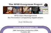 RFID Data Management for Pervasive Computing Applications