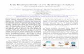 Data Interoperability in the Hydrologic Sciences
