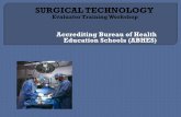 SURGICAL TECHNOLOGY - Accrediting Bureau of Health Education