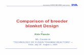 Comparison of breeder blanket Design - Advanced Energy Technology