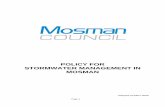 POLICY FOR STORMWATER MANAGEMENT IN MOSMAN