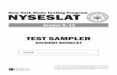 New York State Testing Program NYSESLAT