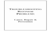 TROUBLESHOOTING REFINISH PROBLEMS Cause, Repair & Prevention