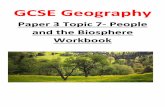 Paper 3 Topic 7- People and the Biosphere Workbook
