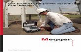 Test products for power systems from Megger