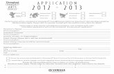 Application 2012 - 2013 -
