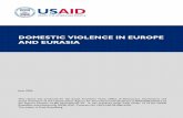 DOMESTIC VIOLENCE IN EUROPE AND EURASIA