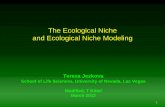 The Ecological Niche and Ecological Niche Modeling