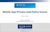 Mobile App Privacy and Policy Issues