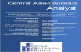 Central Asia-Caucasus Analyst