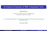 An Empirical Evaluation of XML Compression Tools