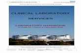 Clinical Laboratory Services Laboratory Handbook