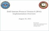 DoD Internet Protocol Version 6 (IPv6) Implementation Overview