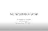 Ad Targeting in Gmail