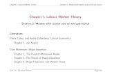 Chapter I: Labour Market Theory - Chair in Public Finance