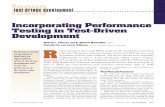 Incorporating Performance Testing in Test-Driven Development test